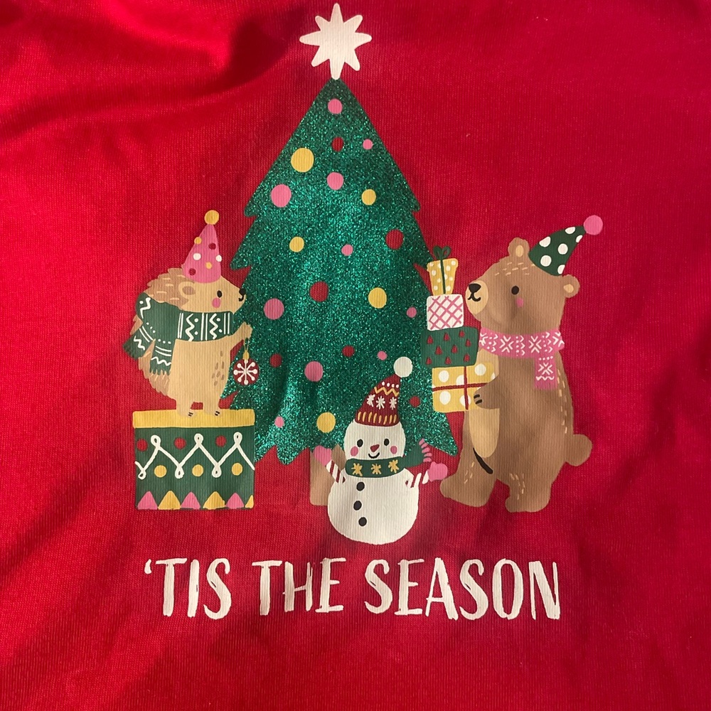 Holiday Time Red Christmas Tree Sweatshirt